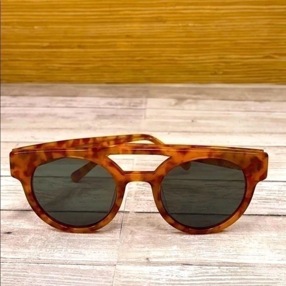 New KOMONO sunglasses Dreyfuss Caramel Demi brown orange tortoise - Picture 12 of 12
